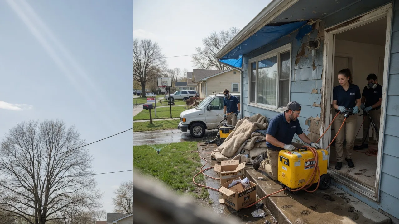 Basement Flood Cleanup in Wellsville, NY near me